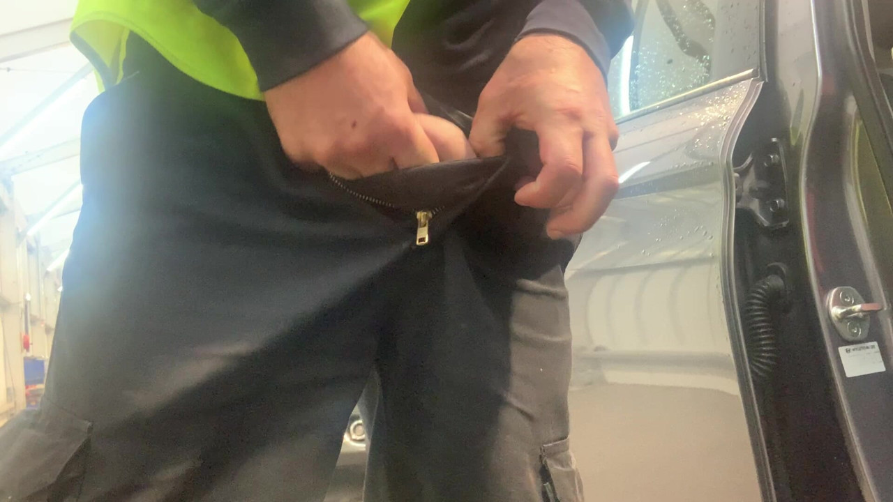 Pissing at work for fun!