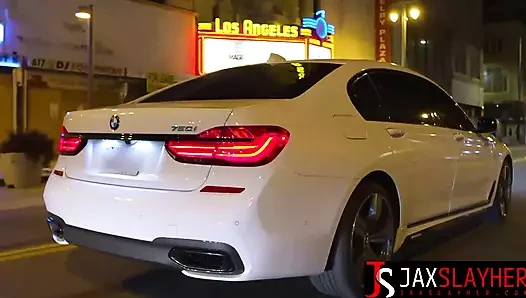 Lusty Sidra Sage Rides Hard BBC While In The Car