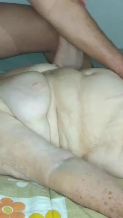Thrilling moment from "Granny Angela sucks cock. with orgasm included."