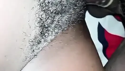 African Queen Sucks and Fucks Step Dad With Cum in Pussy