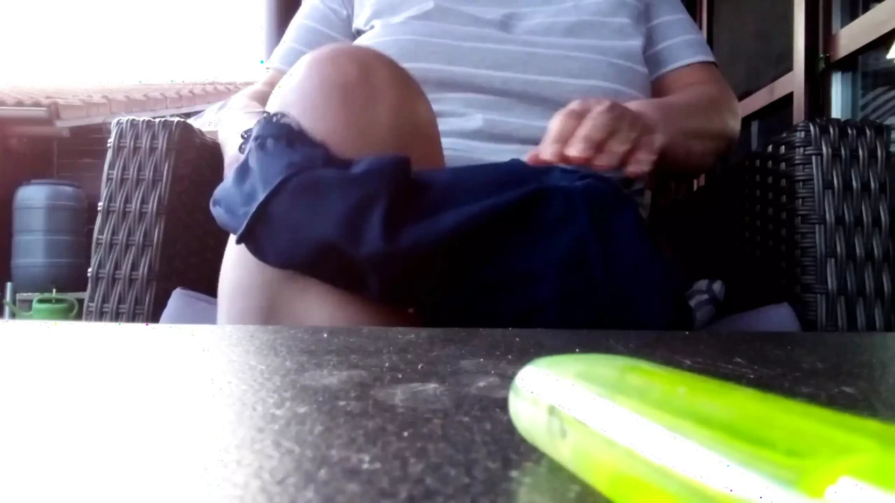 Half-naked Shaving of the Legs
