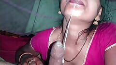 Ejaculare în gură 👄? Indiancă bhabhi care mănâncă spermă și banane - Bangladesh