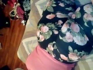 Girlfriend shaking ass