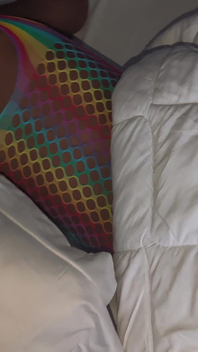 What's My Stepmom Doing in My Bed with Her Big Ass Exposed? She Wants a Hot Creampie.