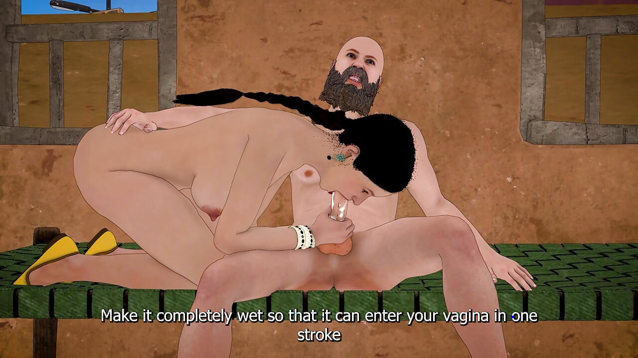 Dhongi Baba quenched the thirst of Desi Bhabhi's pussy by Fucked her in the ashram