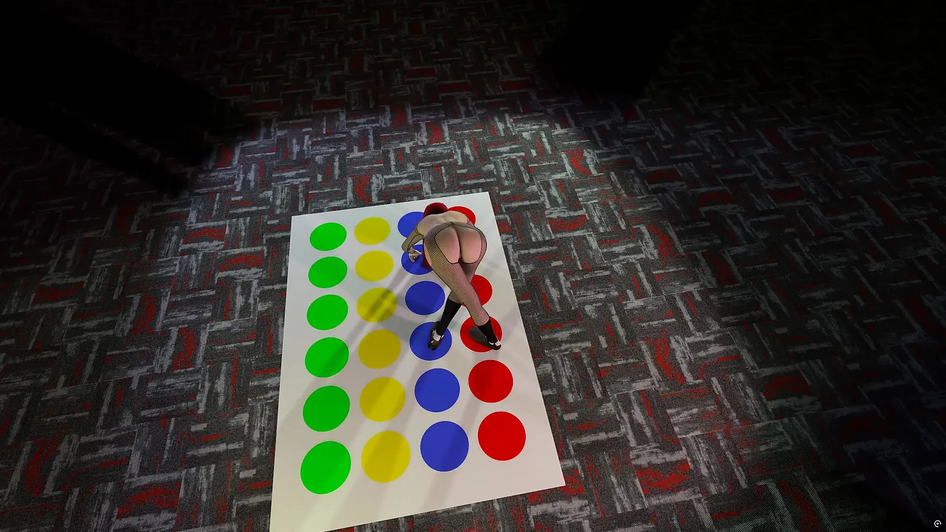Rias joga Twister