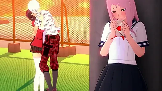 Трахающиеся Hinata и Sakura получают ревнивый шаг | Фильм хентай Наруто | Полный фильм о фантазии просто или Ptrn3