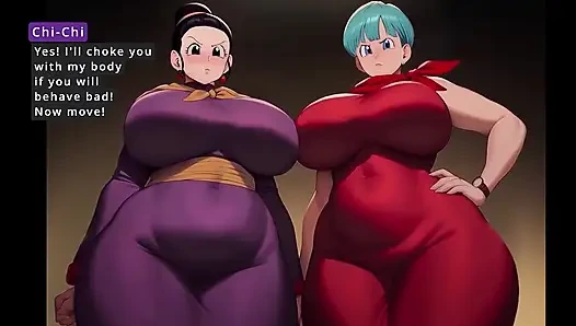 Bulma and chi-chi gon to bully