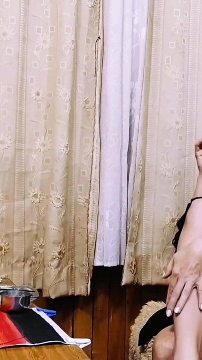 Must-share moment from "Hot Slut Wife Smoking Cigarette In Sexy Black Indian Dress"