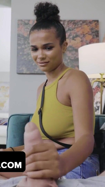 Powerful moment from "Man of The House Annoyed by His Bratty Step-Daughter Alina Ali - DadCrush"