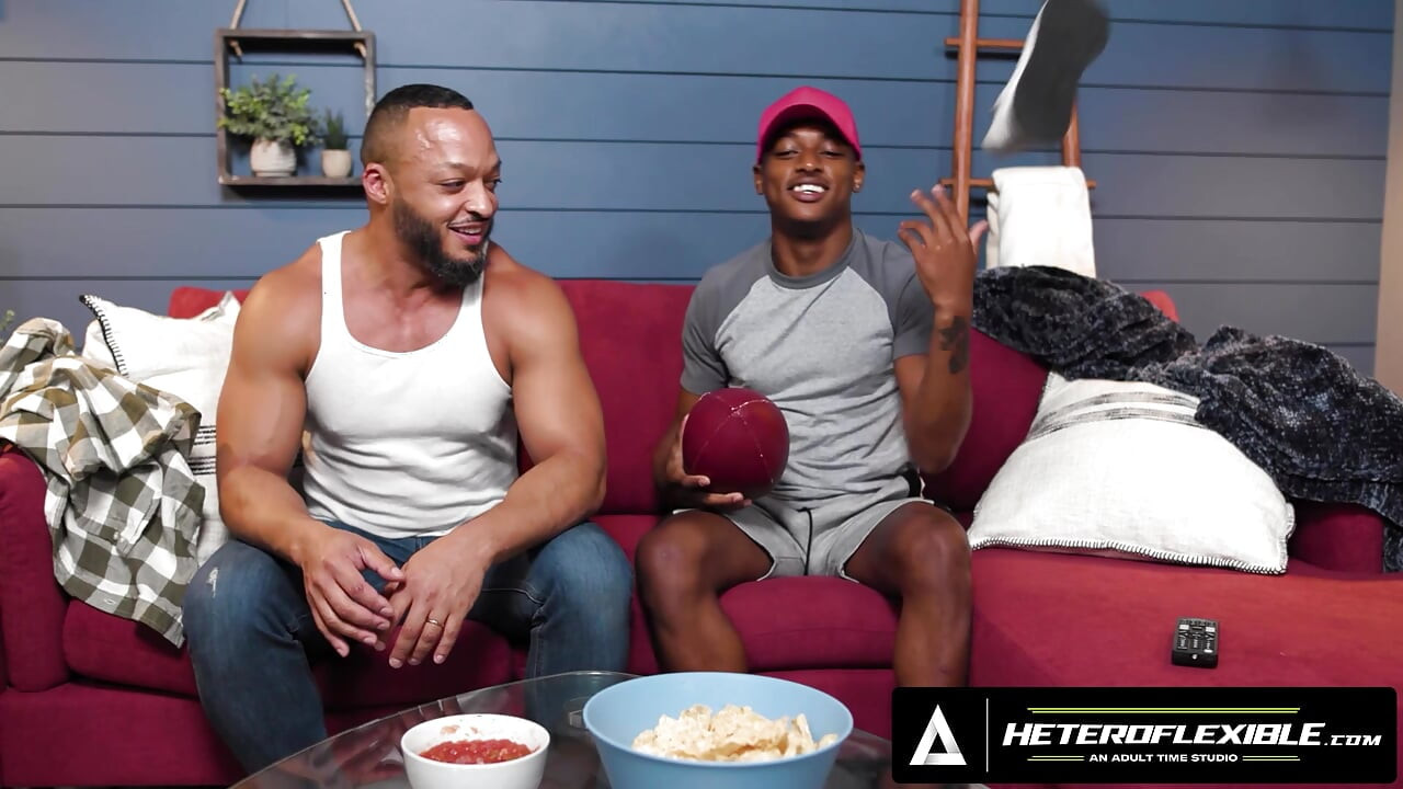HETEROFLEXIBLE - Naughty Twink Ty Santana Wins Strip Bet Then Seduces Straight Stepdad Dillon Diaz