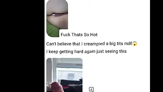 I'm Fucking an 18yo Fan Bareback & Sending It to My Husband at Work