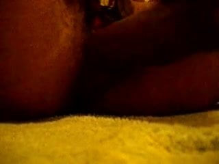 Sexy ebony cumming