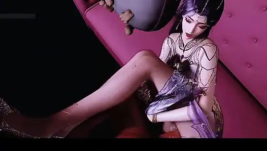 Богиня цифрового царства желаний - 3D анимация, хентай