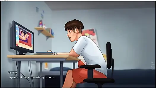 Kisah musim panas - permainan game - permainan peran - pertunjukan kamera jenny