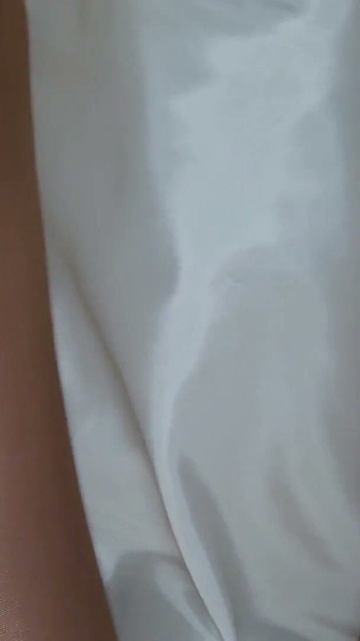 Ivory bridesmaids skirt with a white silky half slip | Clip 1
