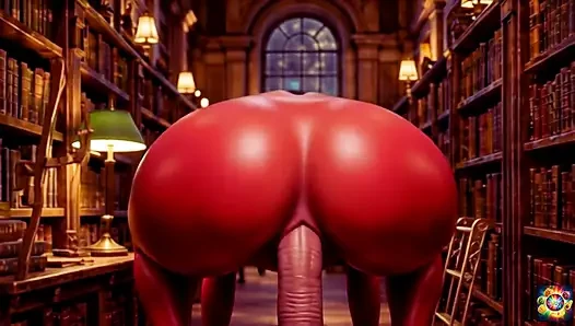 Secret Library Romance - AI Hentai ASMR
