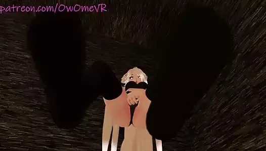 I step and sit on you in vrchat