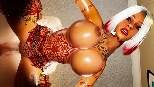 ЛЮБИМУЮ ШЛЮХУ САНТЫ ЖЕСТКО ТРАХАЮТ 3D ХЕНТАЙ, ЧАСТЬ 1