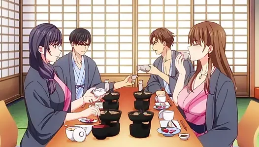 Married Couple Swap - Hot Springs of Infidelity - Hentai Uncensored - SUB