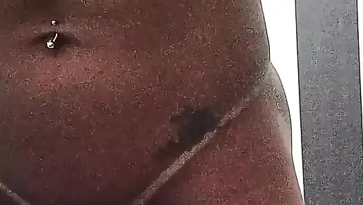 Come closer and feel your feel these black abs