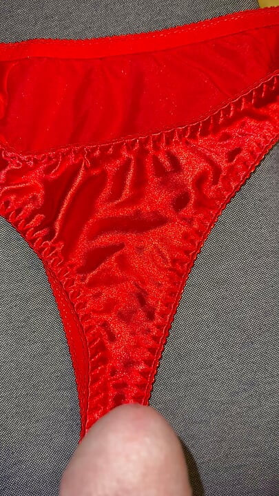 Cum on wife’s panties 58