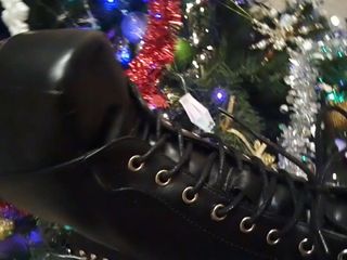 X chomik lady l hh 3: seksowne czarne metalowe buty.