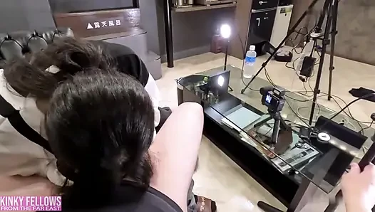 Am zweiten Tag winkel, pOV zusätzliche aufnahmen blowjob zu cowgirl-creampie auf Headcam aufgenommen