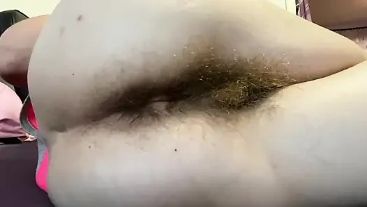 Behaarte arsch-fetisch-video-nahaufnahme
