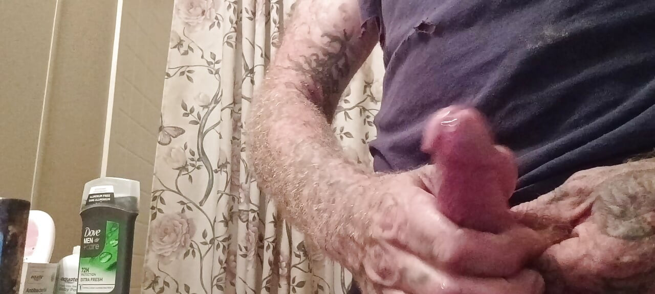 Daddy edging and releasing hot cum load