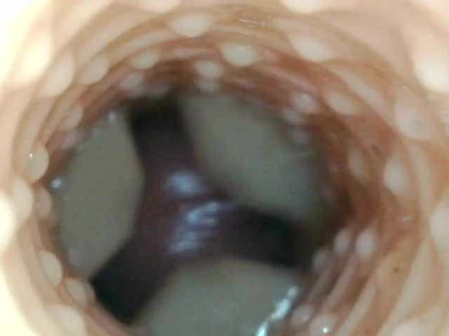 A short clip of me cumming in my fleshlight.