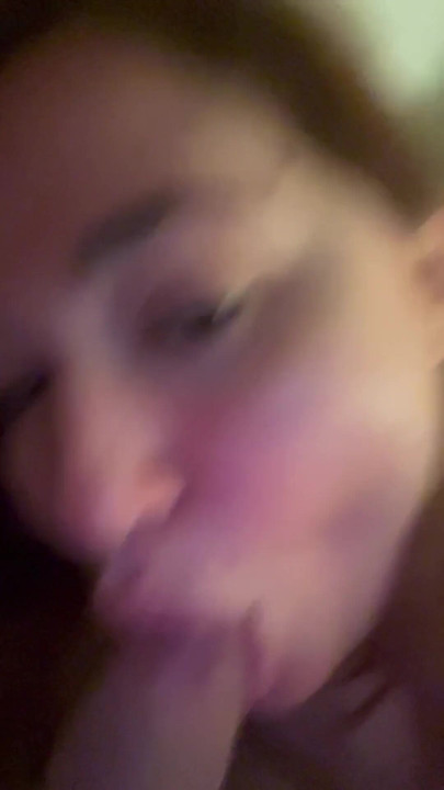 Oda films himself in POV swallowing Desess' cock and looking him in the eye | Clip 1