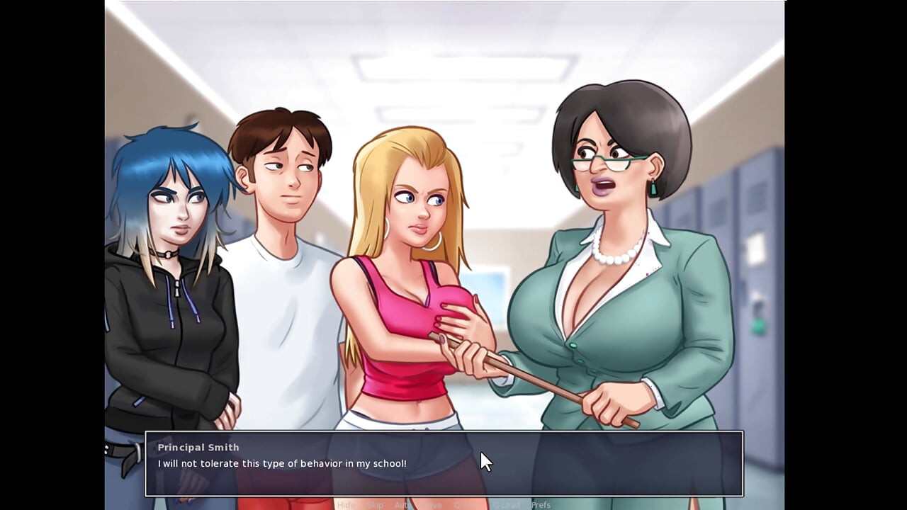 Summertime Saga - Jenny got pregnant - Diana gave me a handjob under the table - new science project is amazing FH