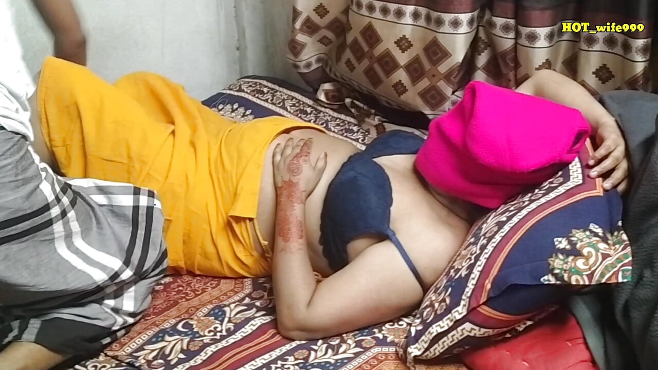 Desi village wife with husband first time romance