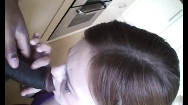 Cute Redhead Slut Swallow but dislike BBC Cum