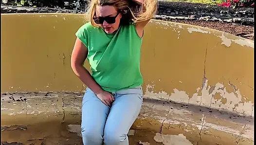 Peeing My Jeans While Walking Outside