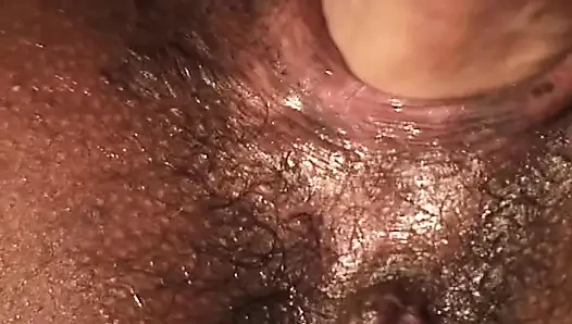 Pregnant MILF's Rosebud Anus Stretched and Dripping Wet