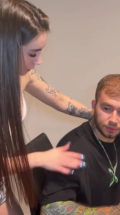 Chavita Grimaldi is a blonde Uruguayan maid with cute natural tits who fucks Brian Evansx | Clip 1