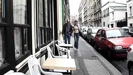 Amateur French teen picked up and fucked hard