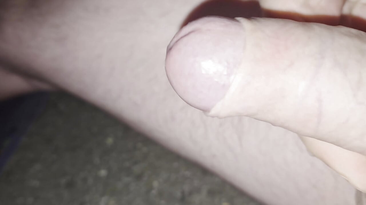 Nighttime masturbation on the dike