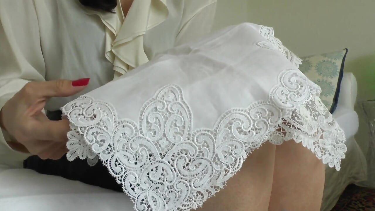 Sborrando sulle mie fazzole in pizzo - lady victoria valente