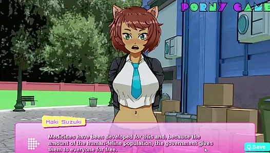 Heroes University H - Prologue - Masturbating Behind the College Part 5