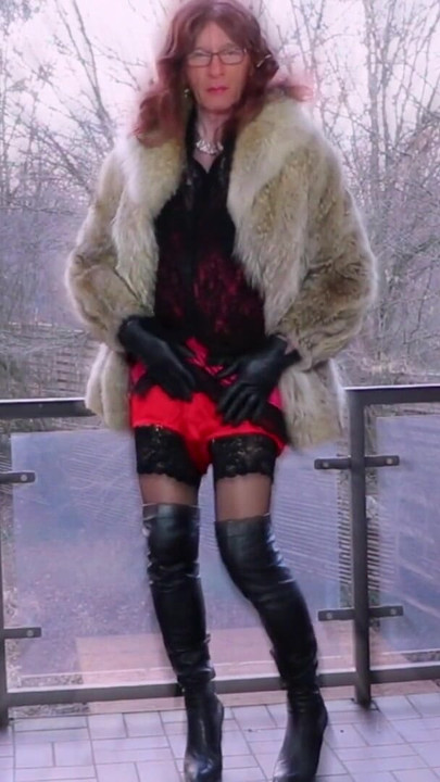 Stunning moment from "Cumshot of a booted hooker"