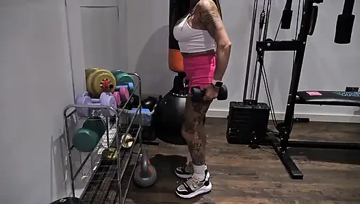 Calvin ile ateşli spor salonu anal sahnesi