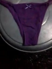Cum in pantie of my ... 10-12-2016