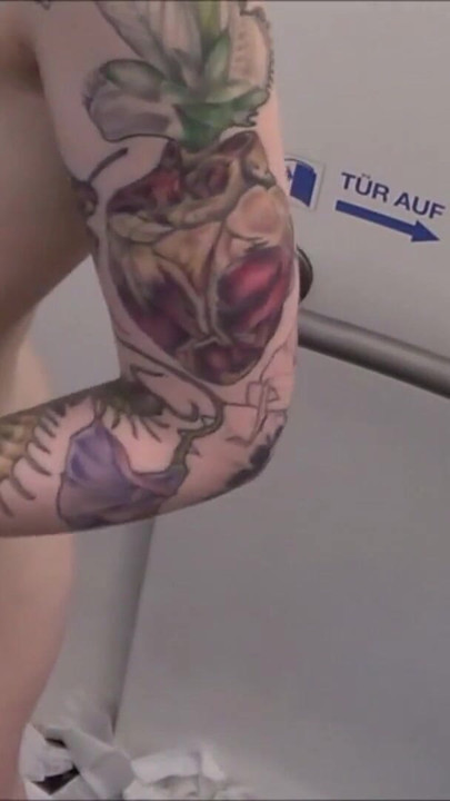 Memorable moment from "Real German Redhead Street Hooker Fuck in Public Toilet"