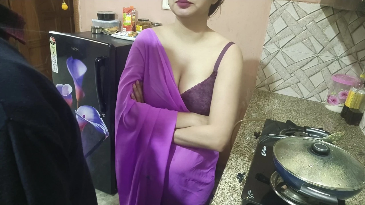 Desi Indian step mom surprise her step son Vivek on his birthday dirty talk in hindi voice