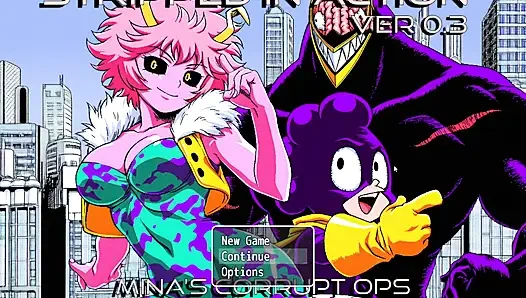 Раздели в действии продажные операции Mina - Лас Сладостосас Tetas De Mina Ashido De My Hero Academy