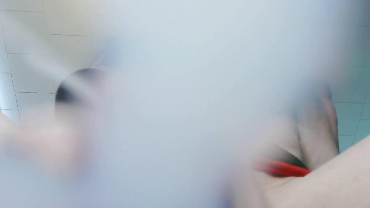 strawberry blonde goth femboy tease - playing with themselves & cums on your face