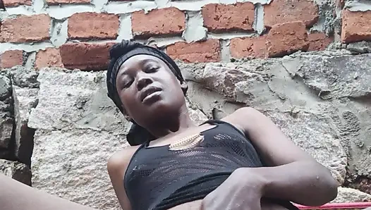 Cum with me while in an open place